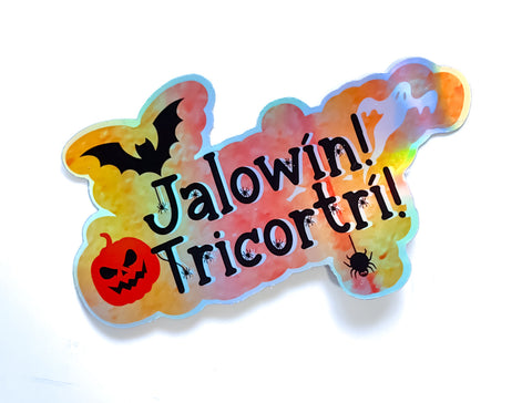 Sticker Jalowín Tricortrí