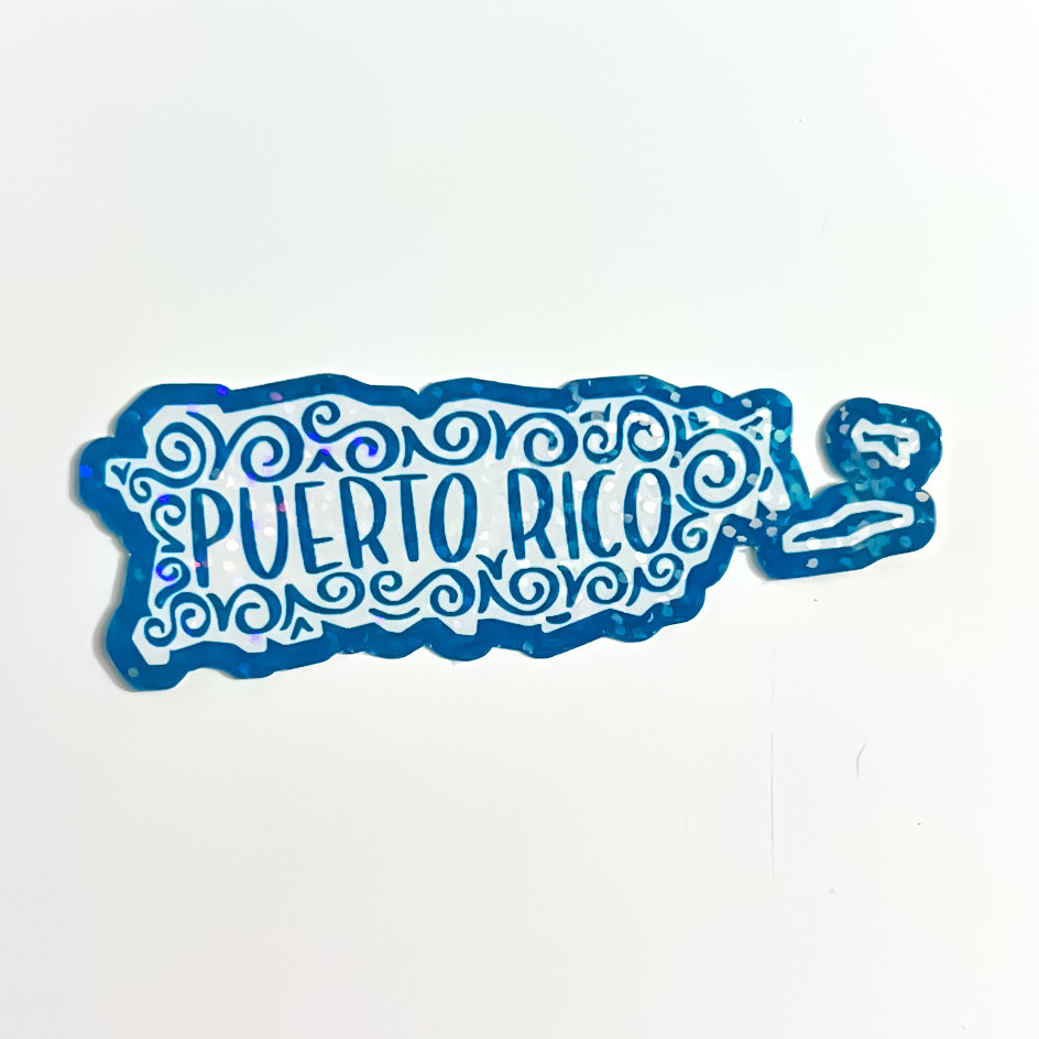 Puerto Rico Mandala Sticker