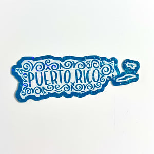 Puerto Rico Mandala Sticker