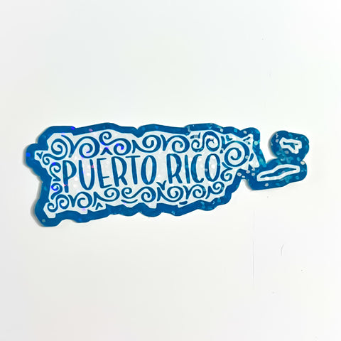 Puerto Rico Mandala Sticker