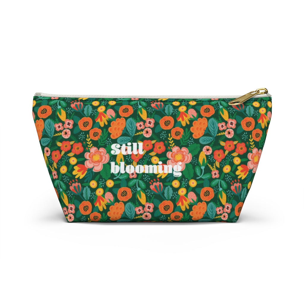 Accessory Pouch with T-bottom - Floral pattern