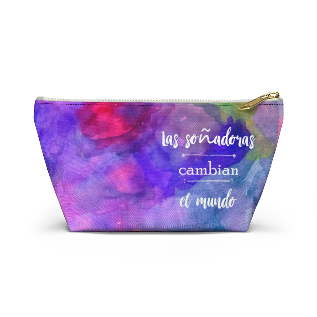 Accessory Pouch with T-bottom - Las soñadoras cambian el mundo