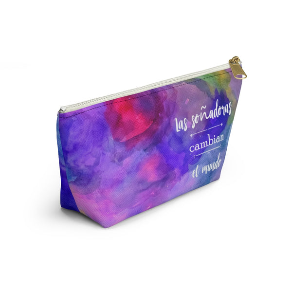 Accessory Pouch with T-bottom - Las soñadoras cambian el mundo