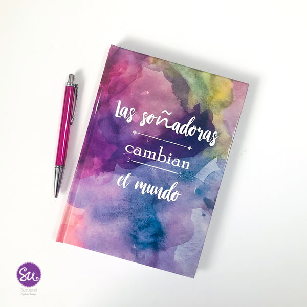 Hardcover journal Las soñadoras cambian el mundo (Dreamers change the world) -