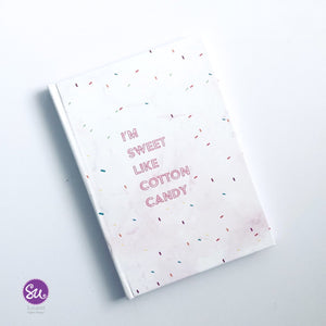 Hardcover Journal - Sweet Like Cotton Candy