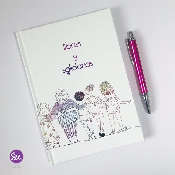 Hardcover Journal - Libres y solidarias